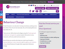 Tablet Screenshot of pivotaleducation.com